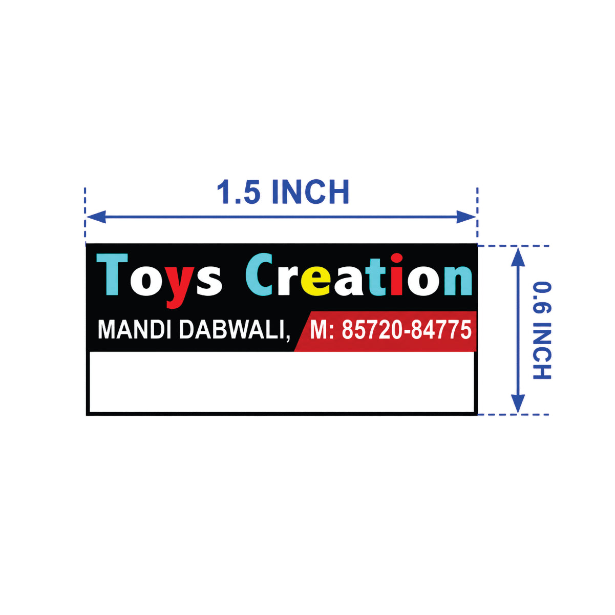 CUSTOM STICKER TO 06| 100 SHEETS