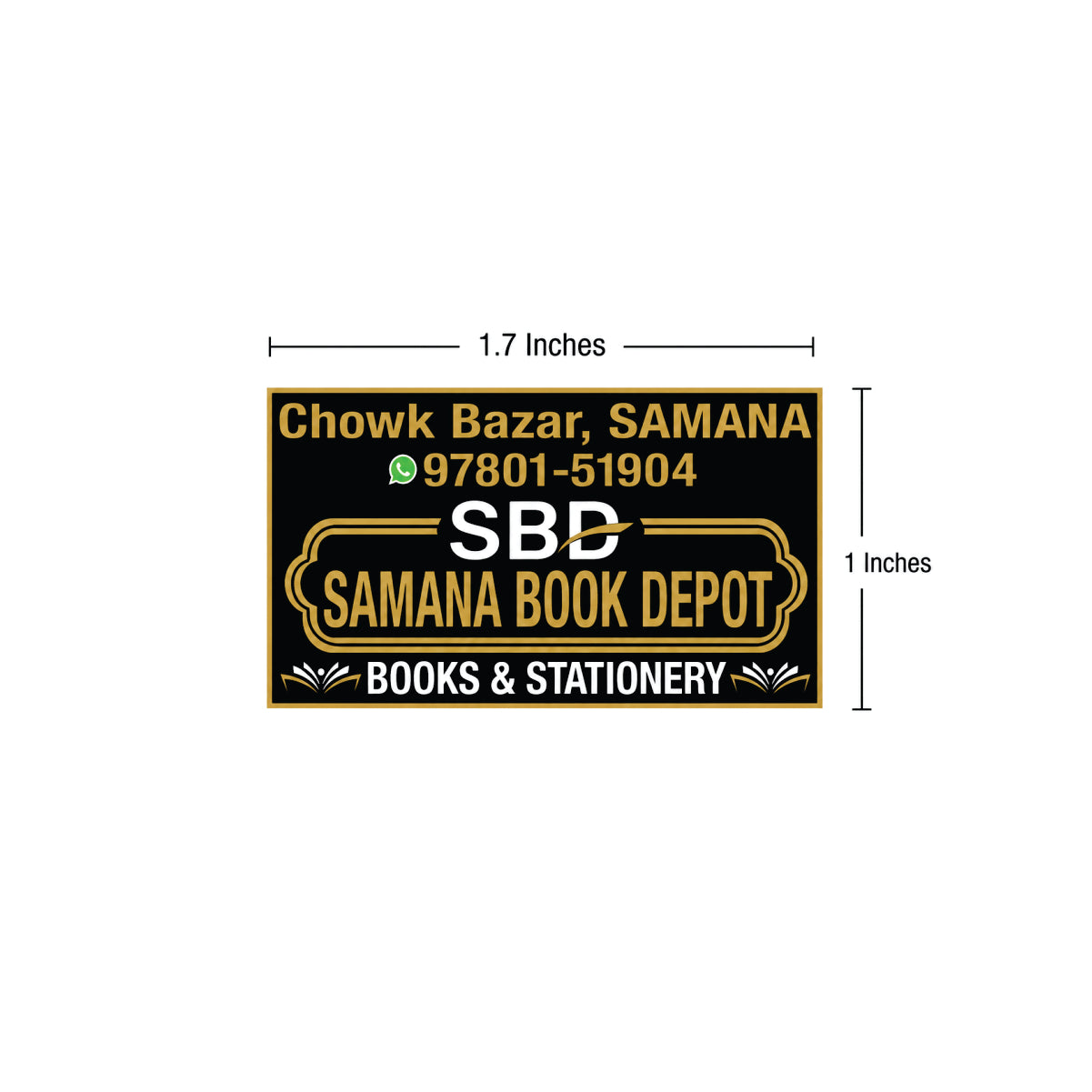 CUSTOM STICKER Bo 06| 100 SHEETS