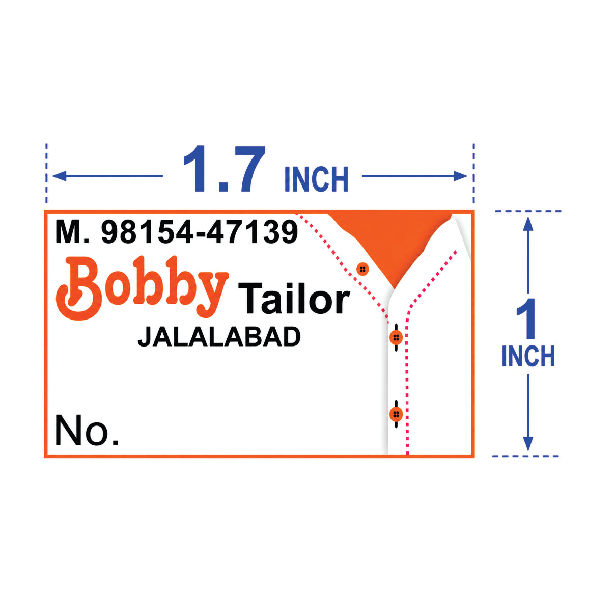 CUSTOM STICKER TA 06| 100 SHEETS