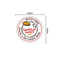 CUSTOM STICKER BK 007 | 100 SHEETS