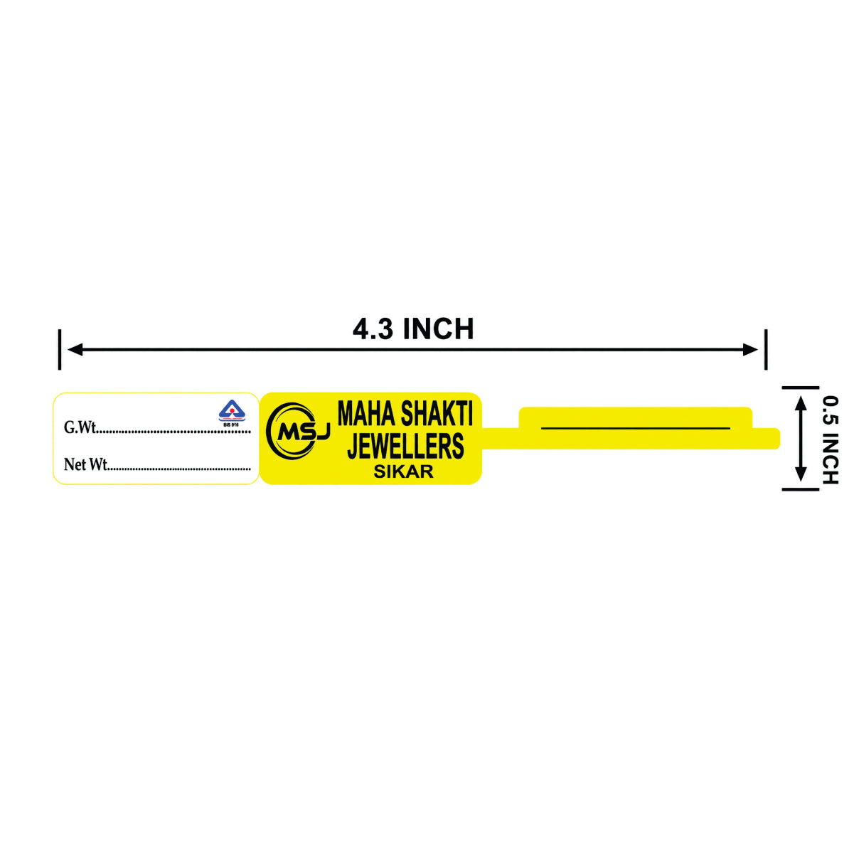 CUSTOM STICKER JE 07 | 100 SHEETS