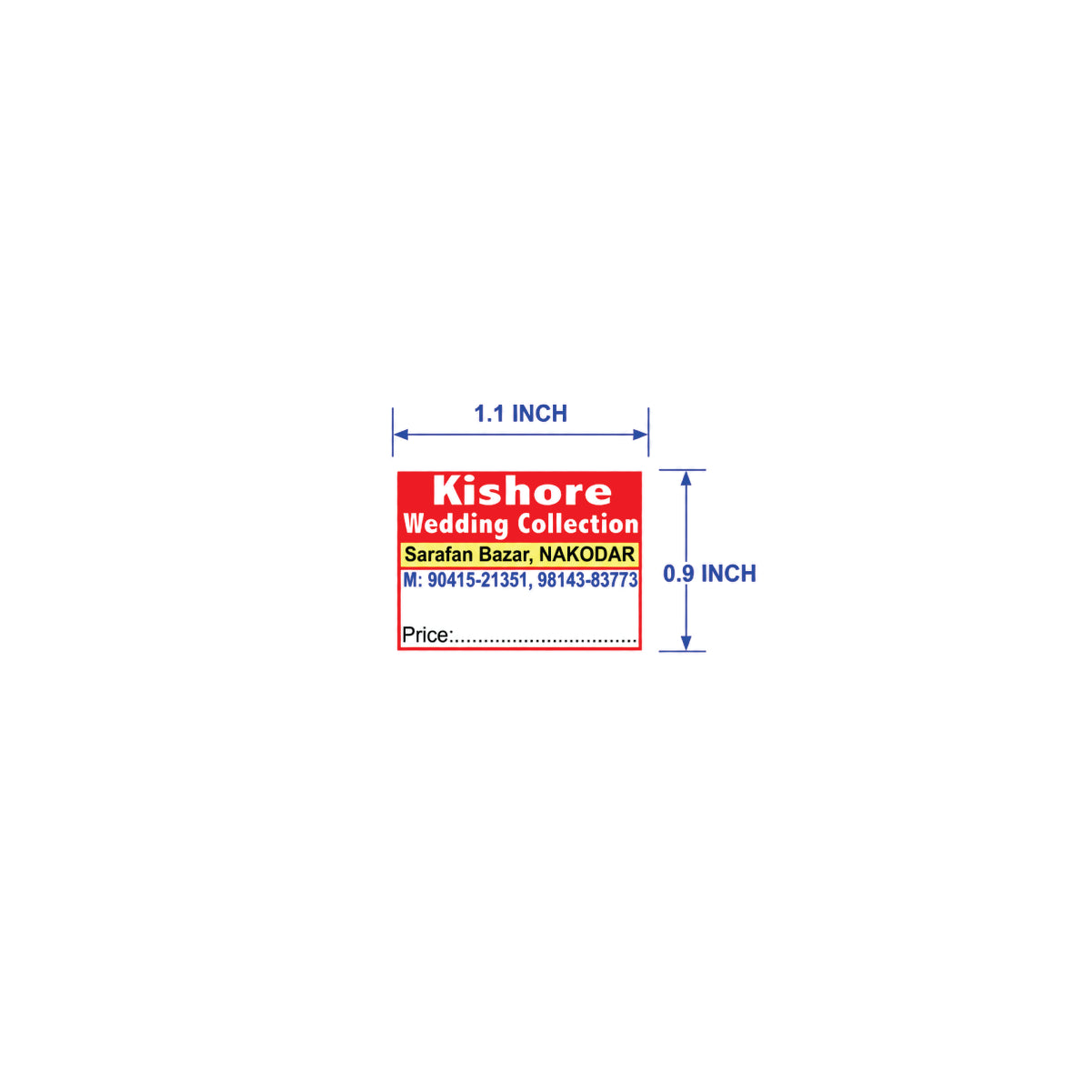 CUSTOM STICKER GE 07 | 100 SHEETS