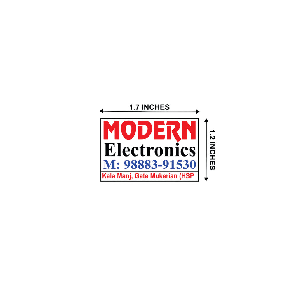 CUSTOM STICKER EL 07| 100 SHEETS