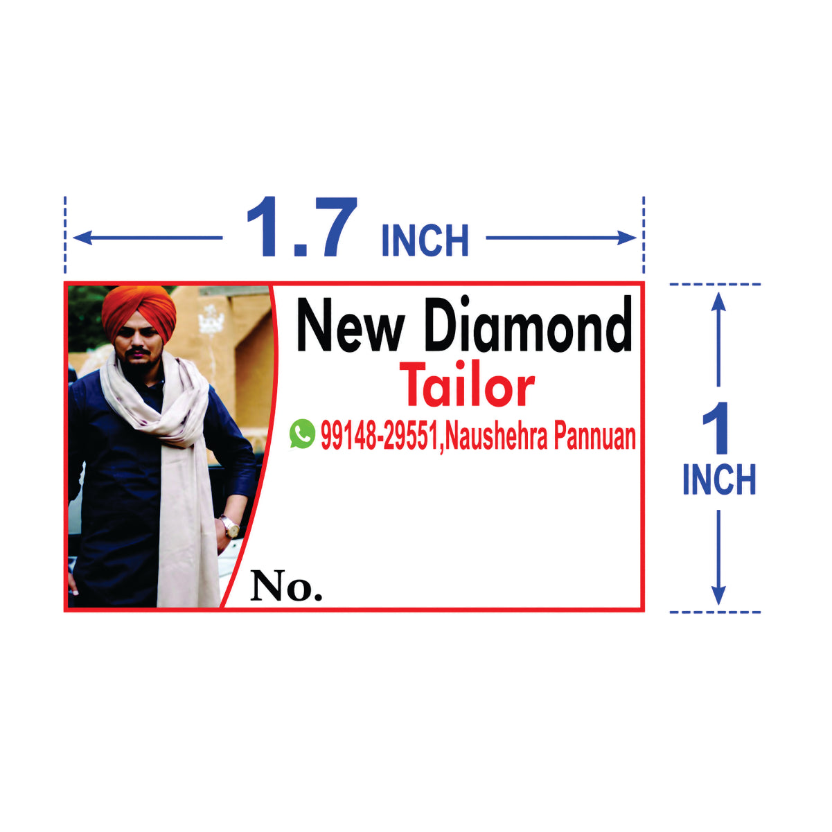 CUSTOM STICKER TA 07| 100 SHEETS