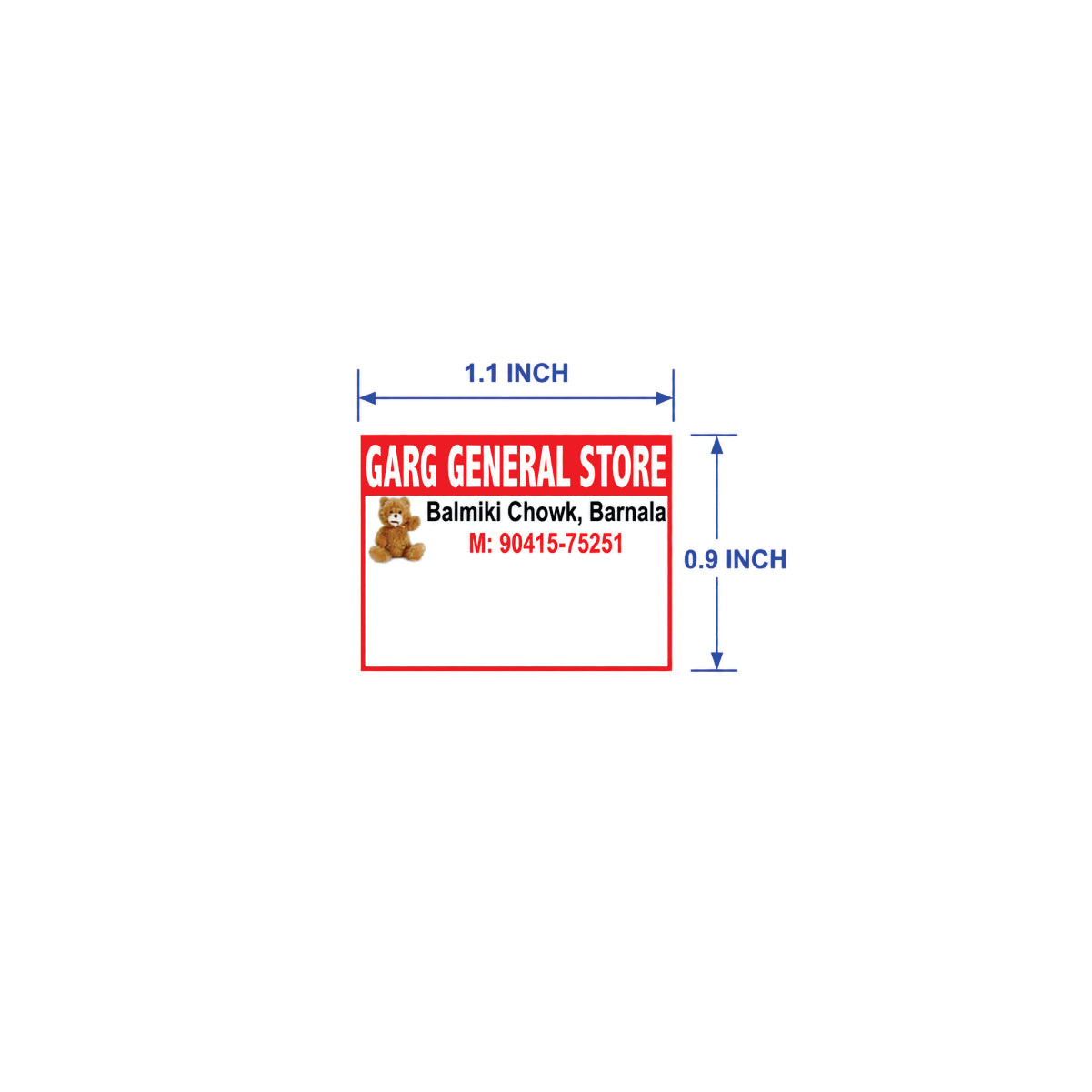 CUSTOM STICKER GE 08 | 100 SHEETS