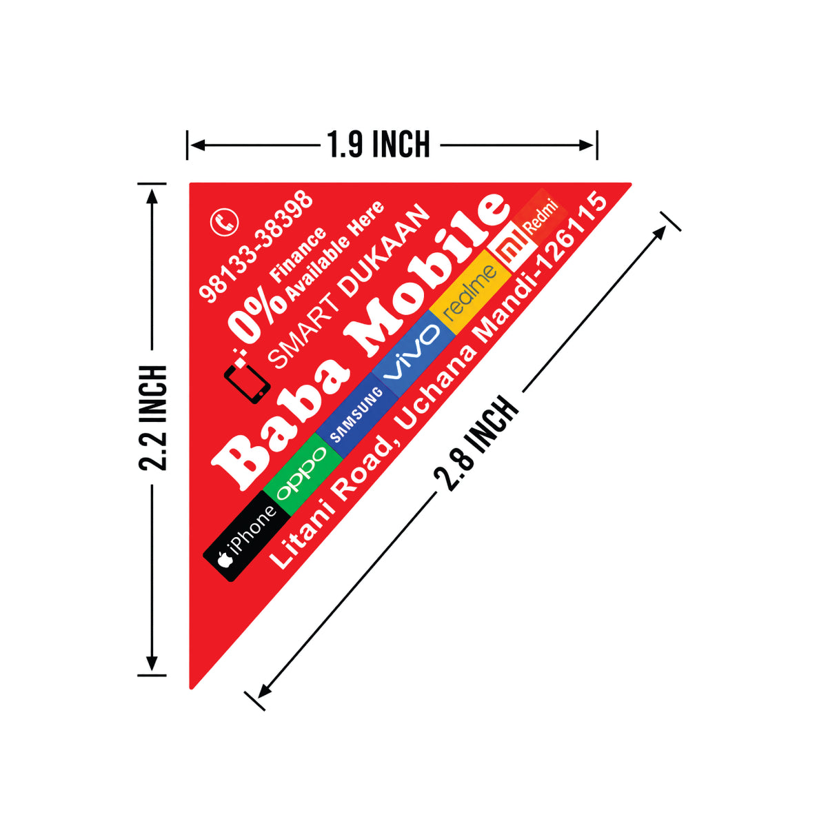 CUSTOM STICKER MO 08| 100 SHEETS