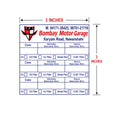 CUSTOM STICKER CR 08| 100 SHEETS