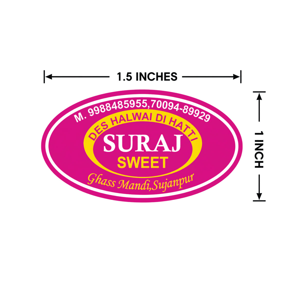 CUSTOM STICKER SW 08 | 100 SHEETS
