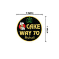 CUSTOM STICKER BK 009 | 100 SHEETS