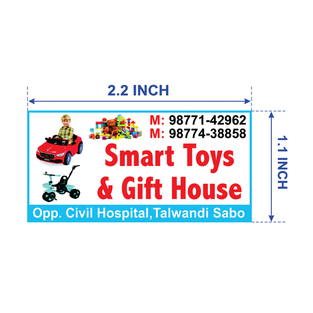 CUSTOM STICKER TO 09| 100 SHEETS