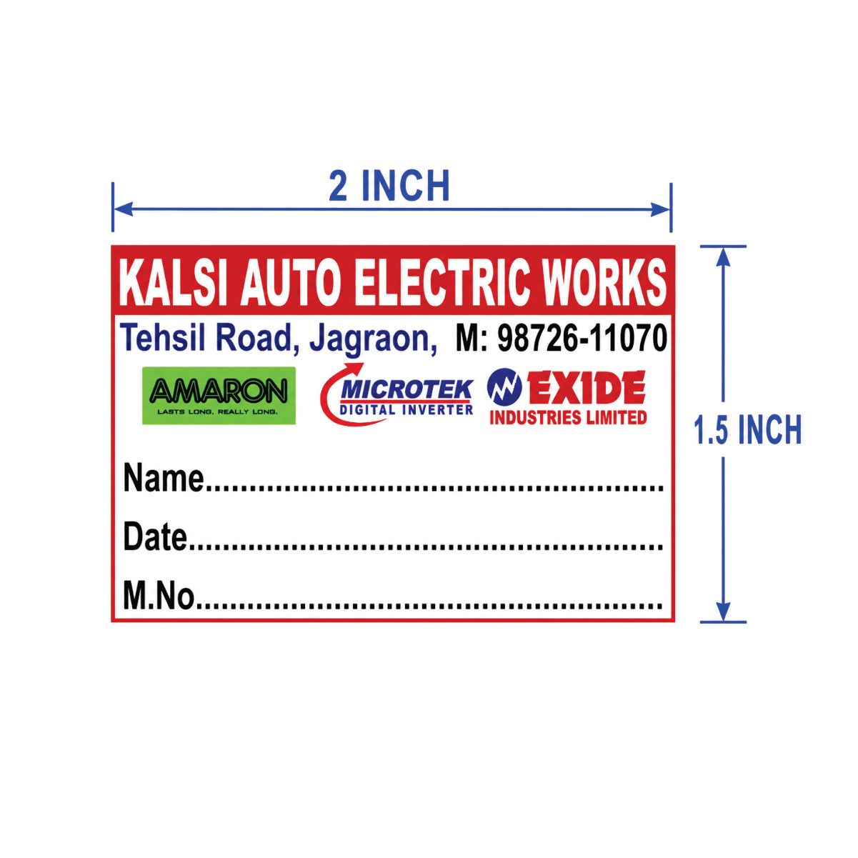 CUSTOM STICKER RE 09| 100 SHEETS