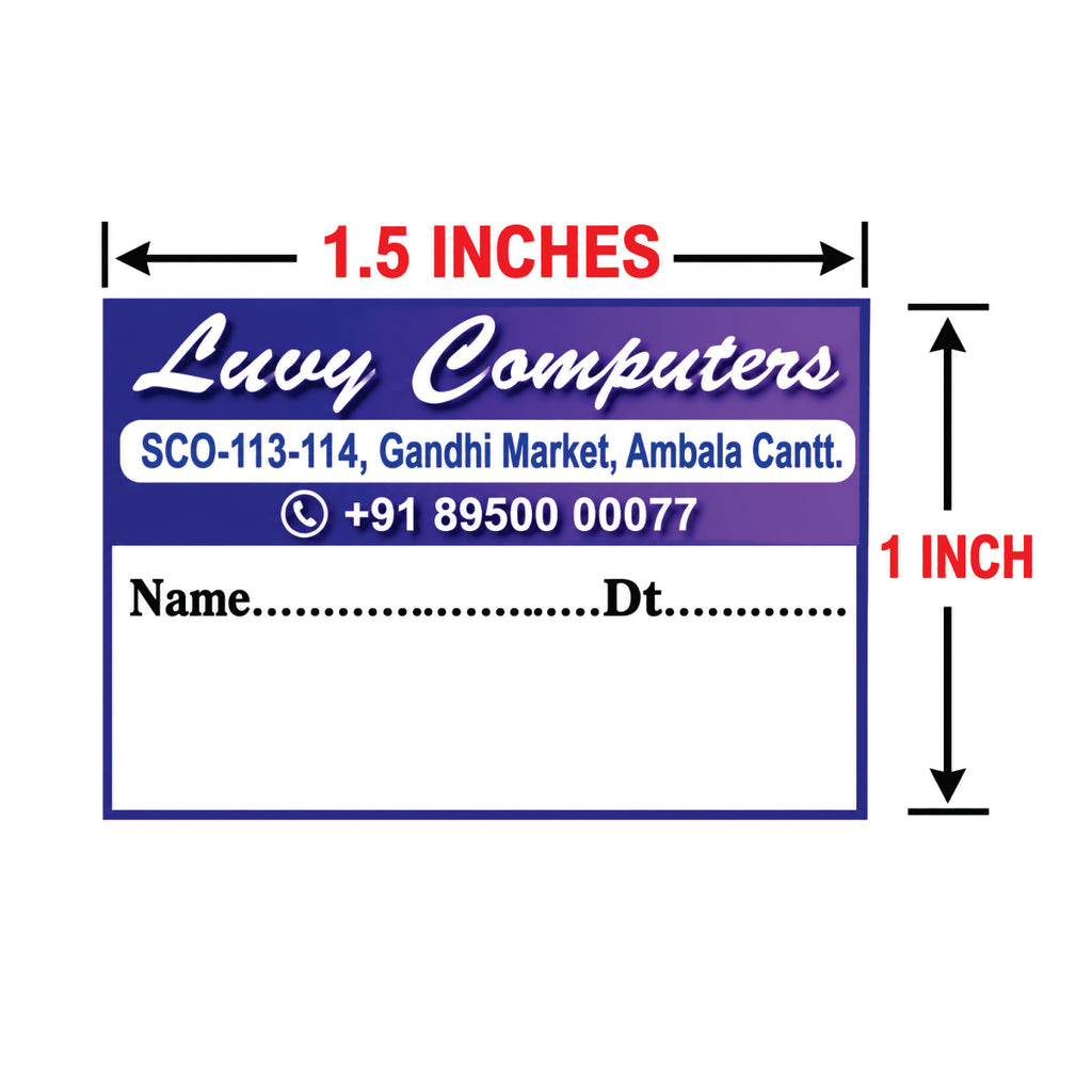 CUSTOM STICKER COM 09| 100 SHEETS