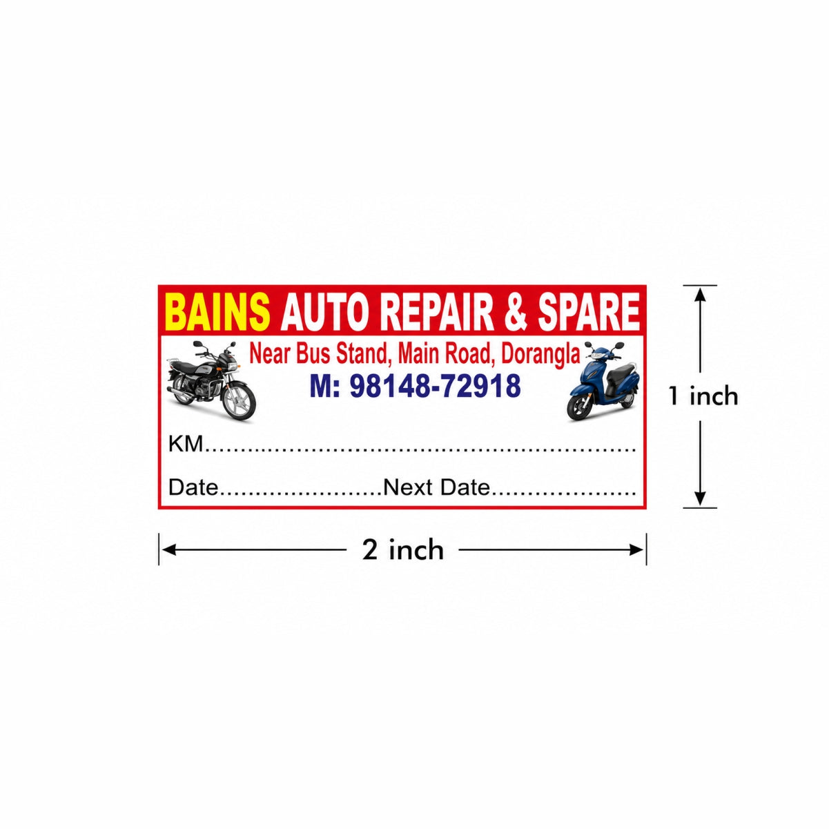 CUSTOM STICKER AU 10| 100 SHEETS