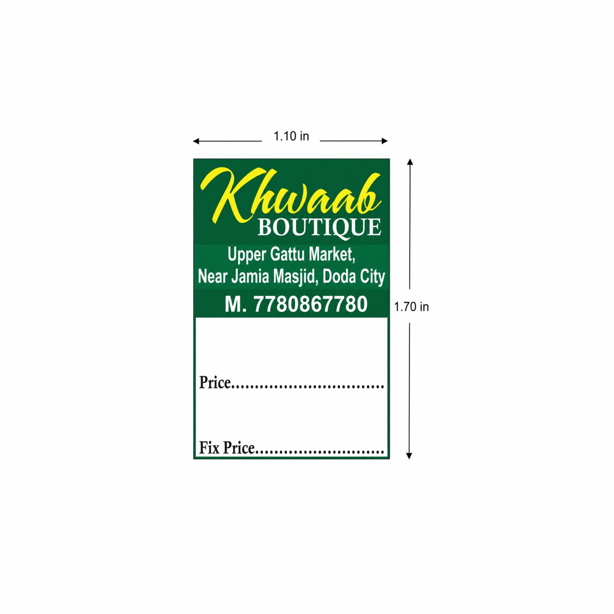 CUSTOM STICKER BOT 03| 100 SHEETS