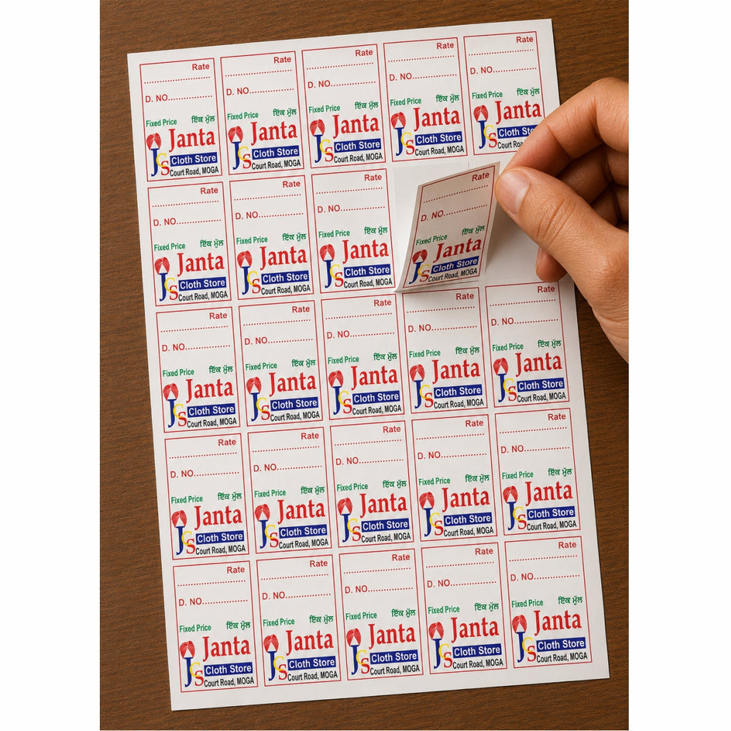 CUSTOM STICKER CL 13| 100 SHEETS