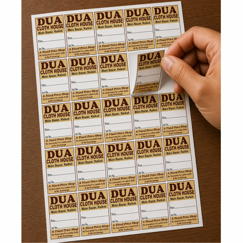 CUSTOM STICKER CL 16| 100 SHEETS