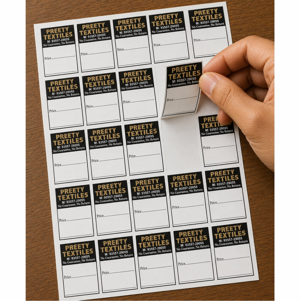 CUSTOM STICKER CL 18| 100 SHEETS