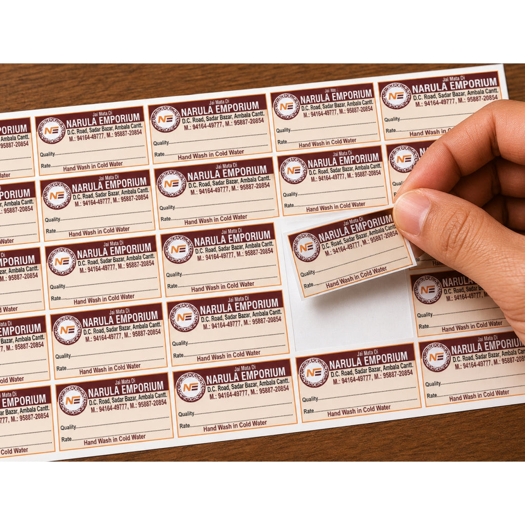 CUSTOM STICKER CL 25| 100 SHEETS