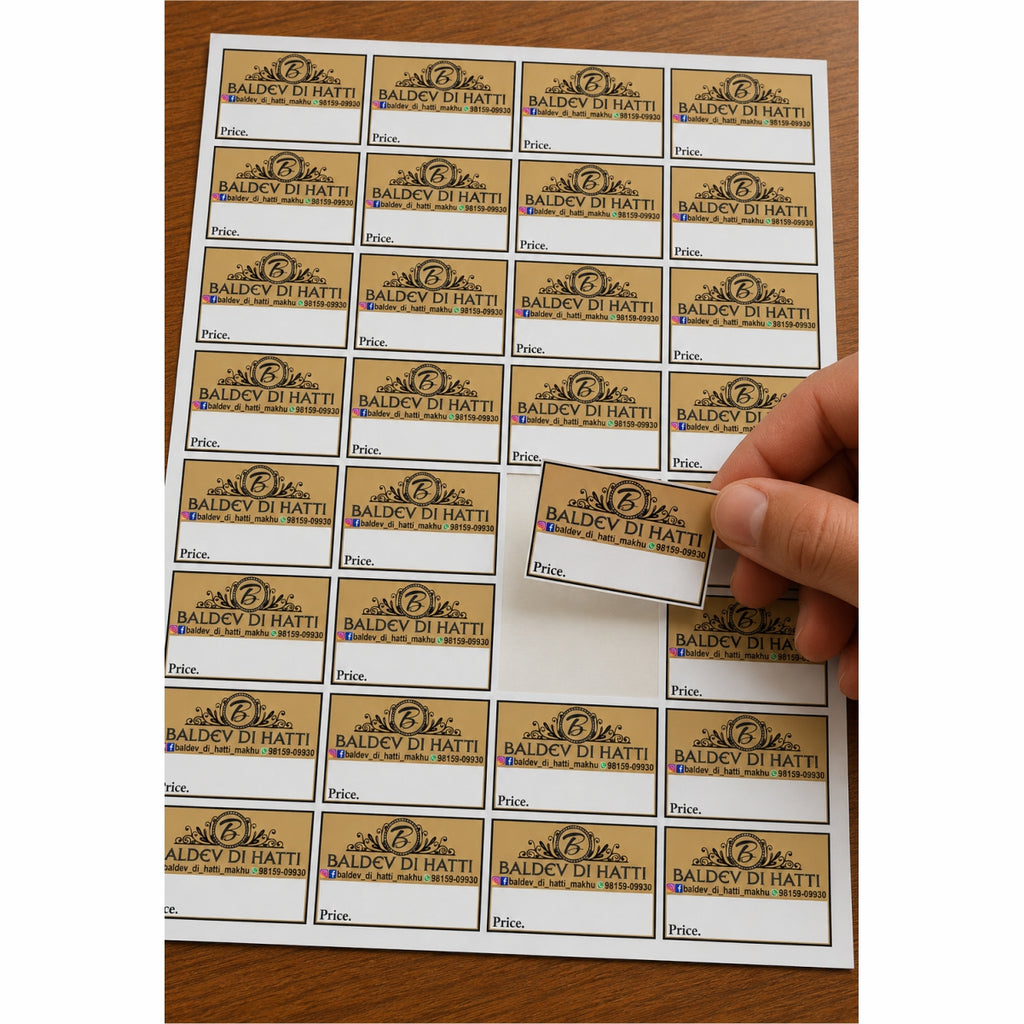 CUSTOM STICKER CL 32| 100 SHEETS