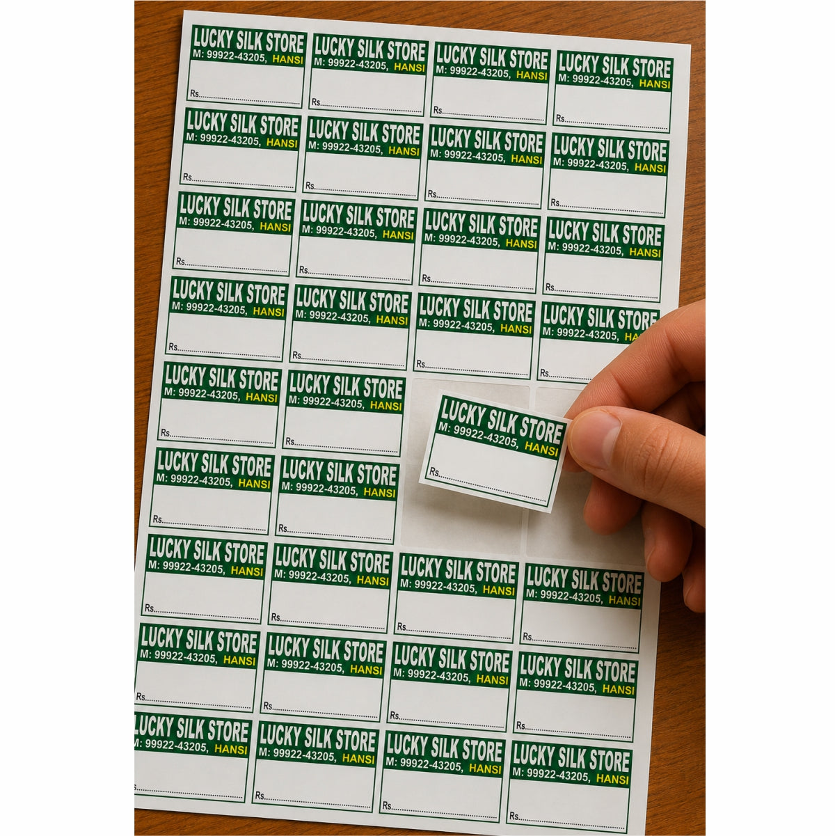 CUSTOM STICKER CL 36| 100 SHEETS
