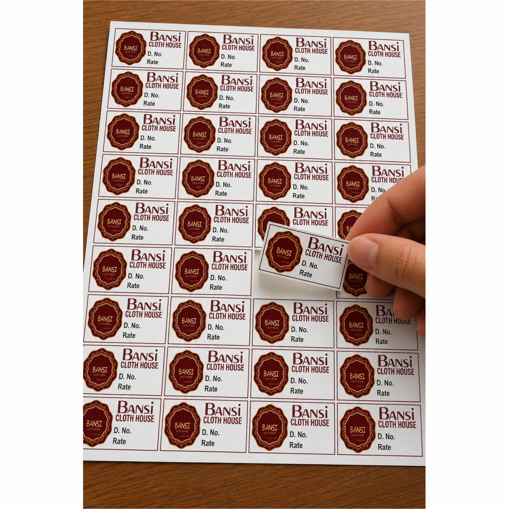 CUSTOM STICKER CL 37| 100 SHEETS