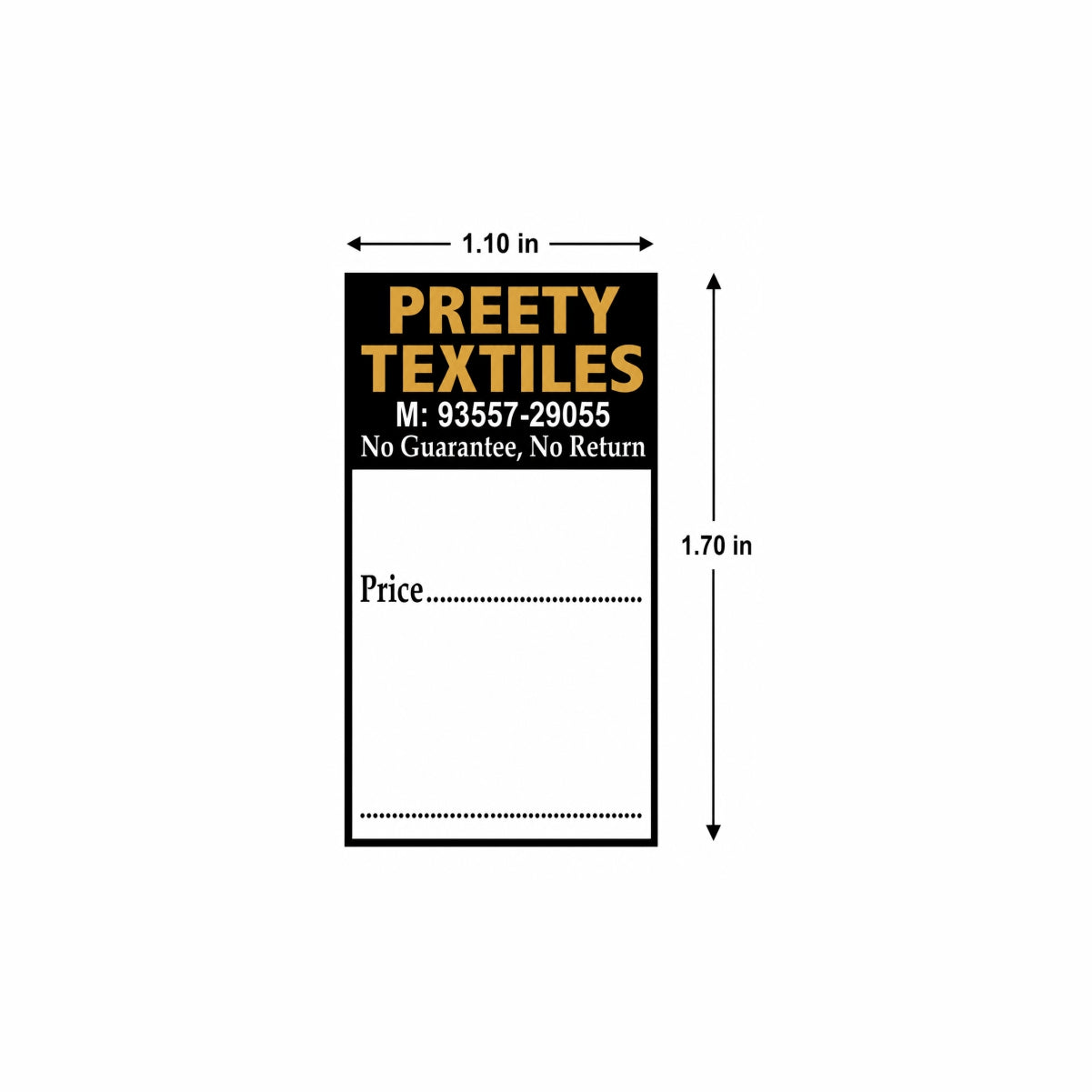 CUSTOM STICKER CL 18| 100 SHEETS