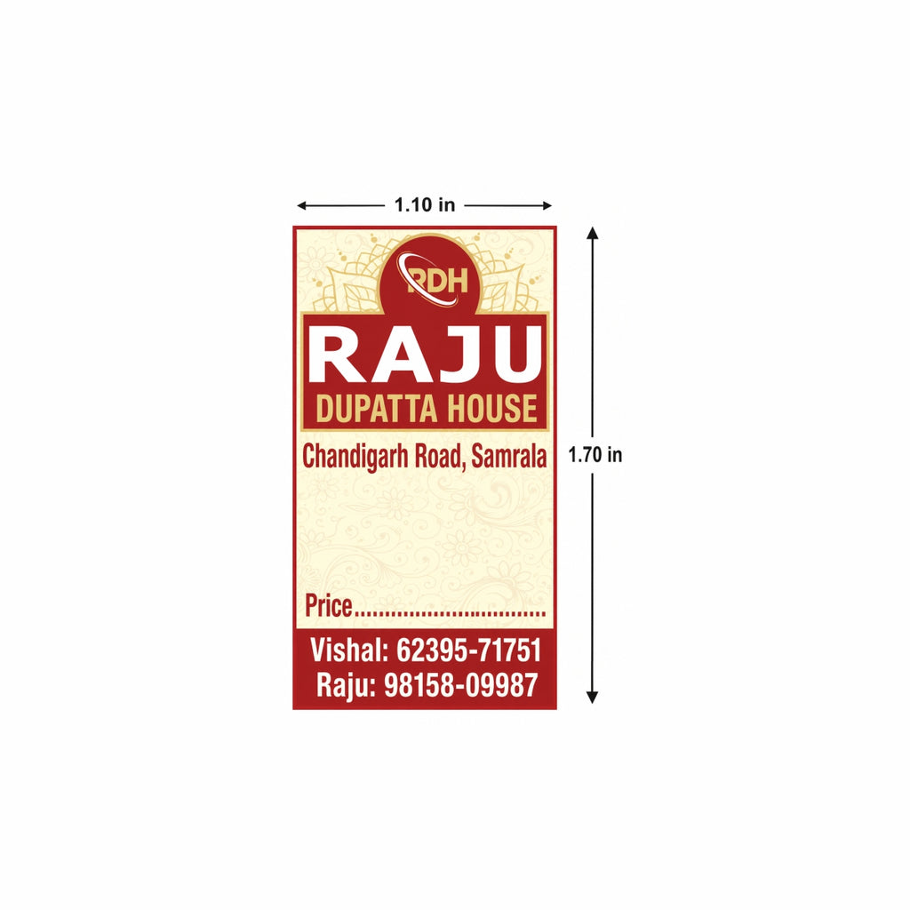 CUSTOM STICKER CL 19| 100 SHEETS