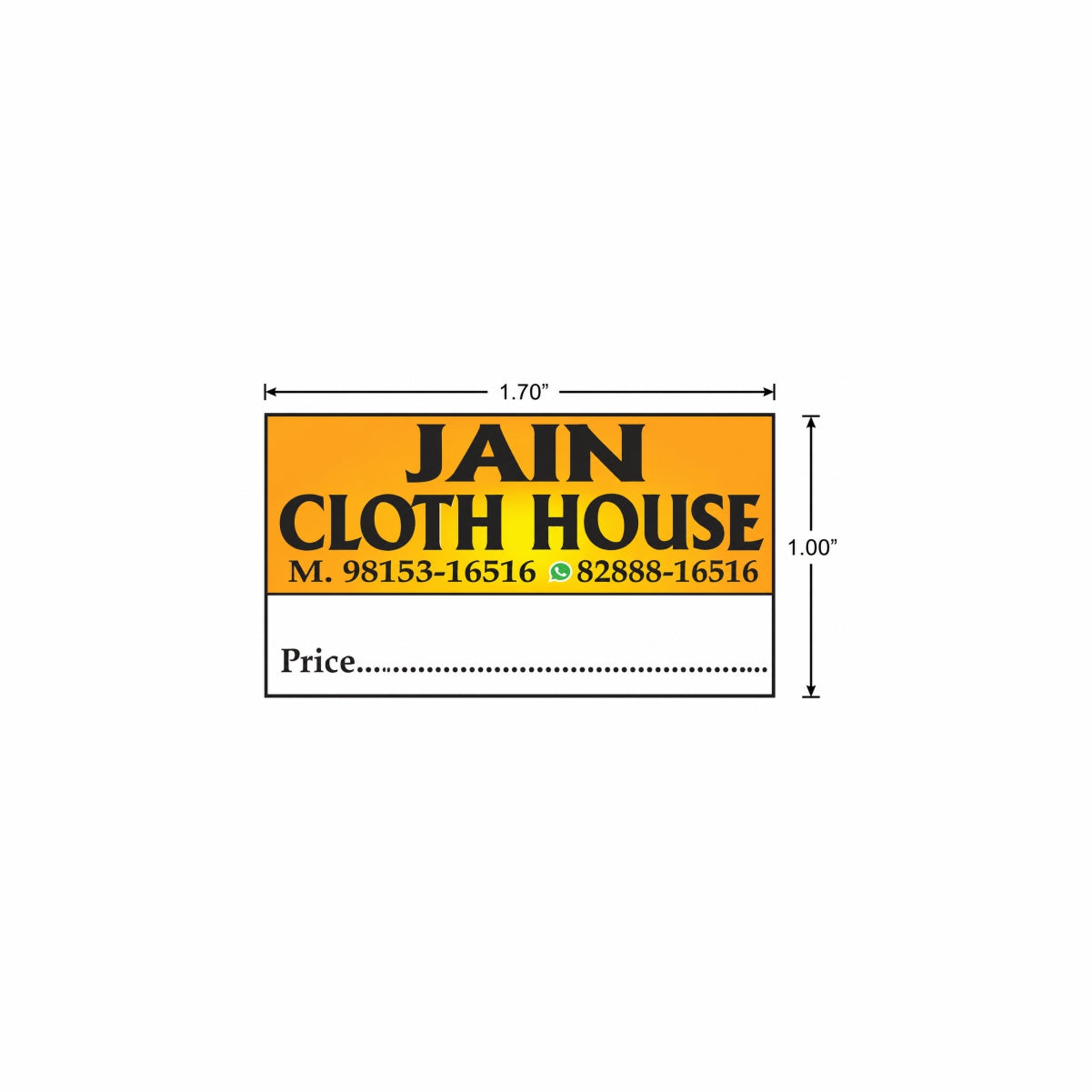 CUSTOM STICKER CL 28| 100 SHEETS