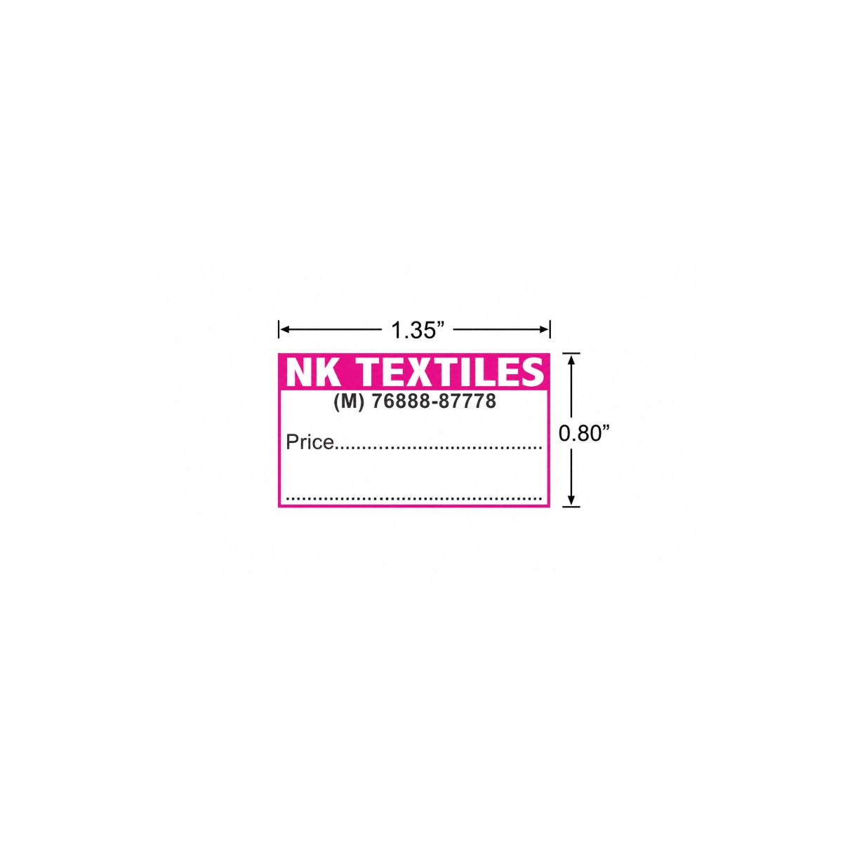 CUSTOM STICKER CL 40| 100 SHEETS