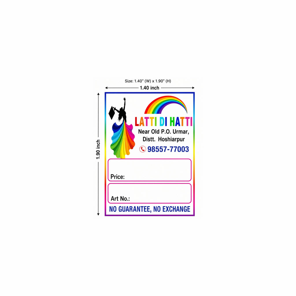 CUSTOM STICKER CL 08| 100 SHEETS