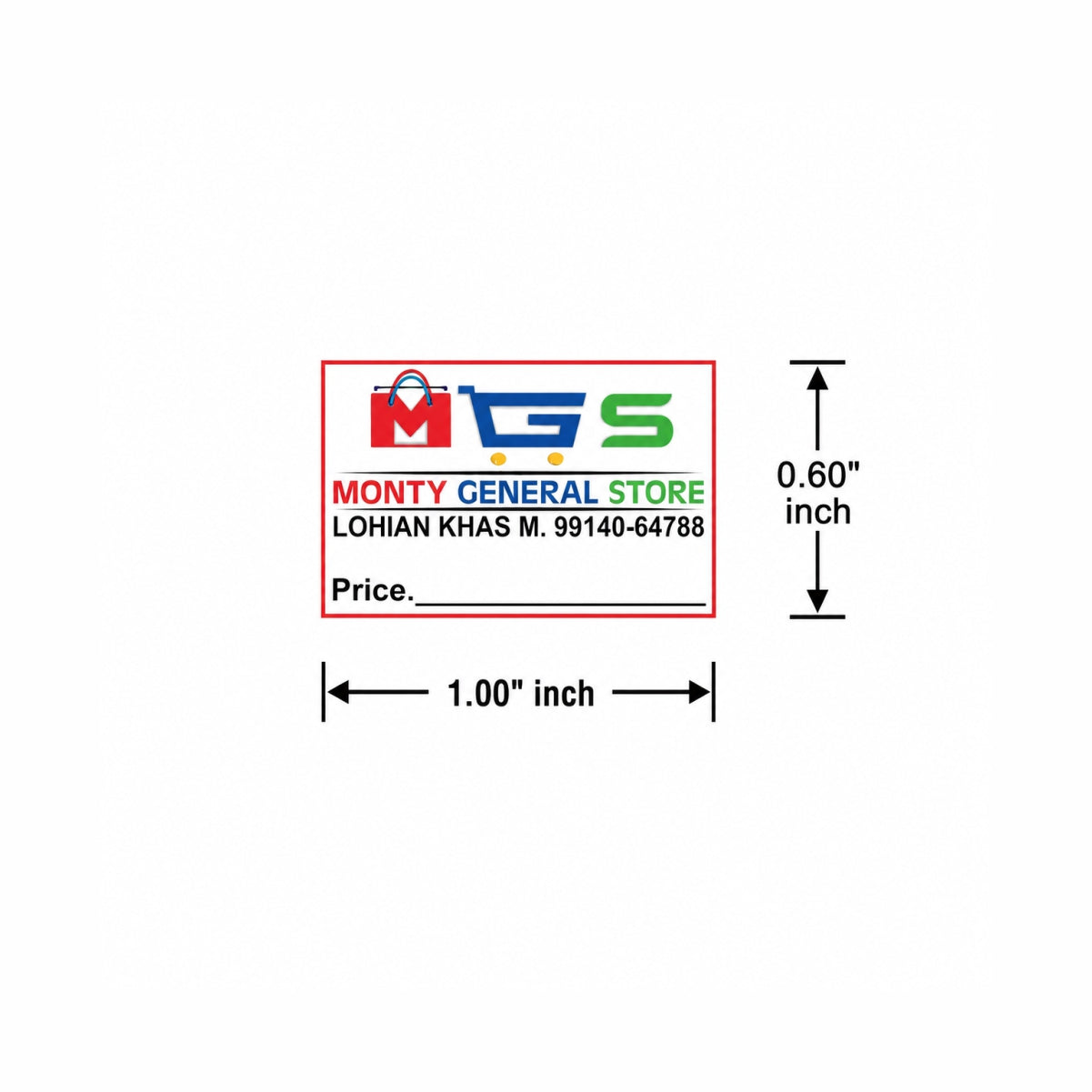 CUSTOM STICKER GE 04 | 100 SHEETS