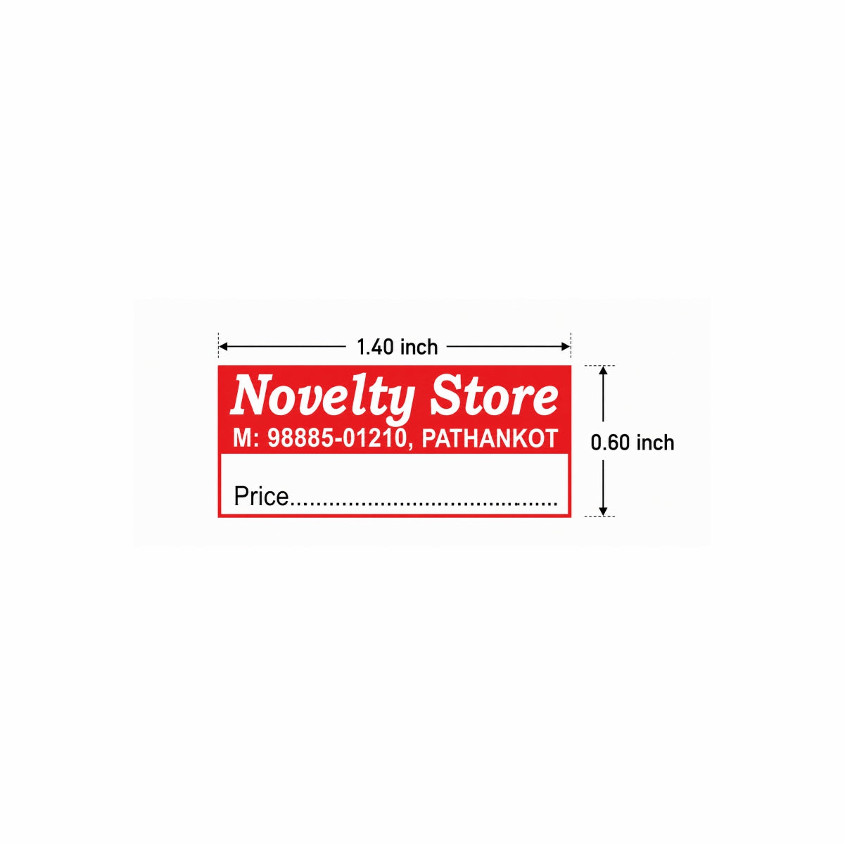 CUSTOM STICKER HA 06| 100 SHEETS