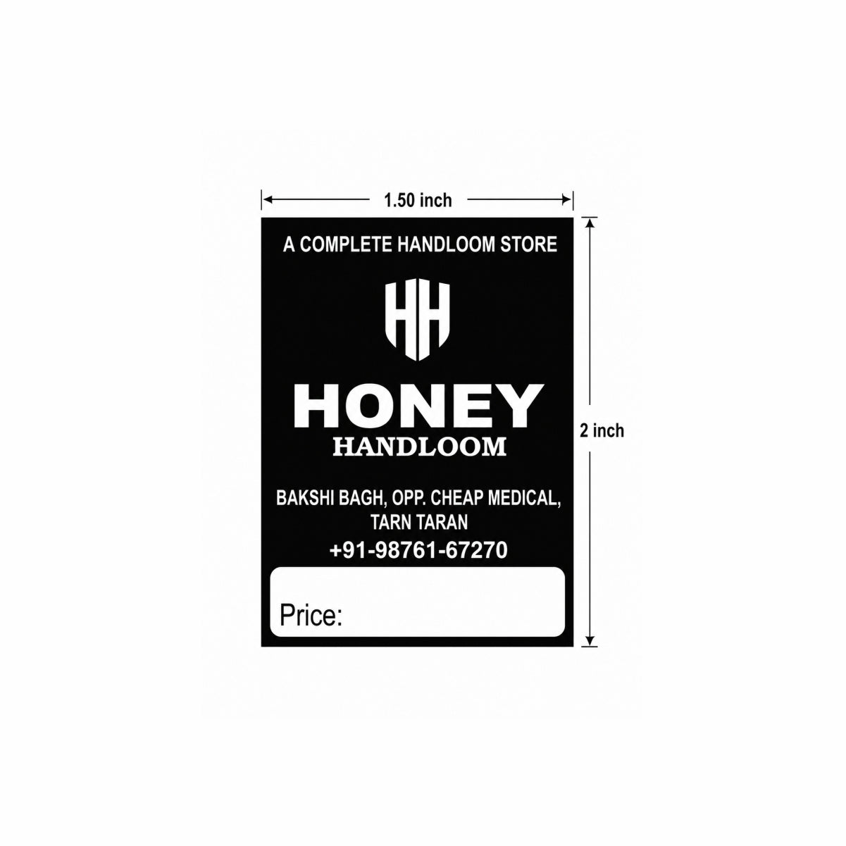 CUSTOM STICKER HA 08| 100 SHEETS