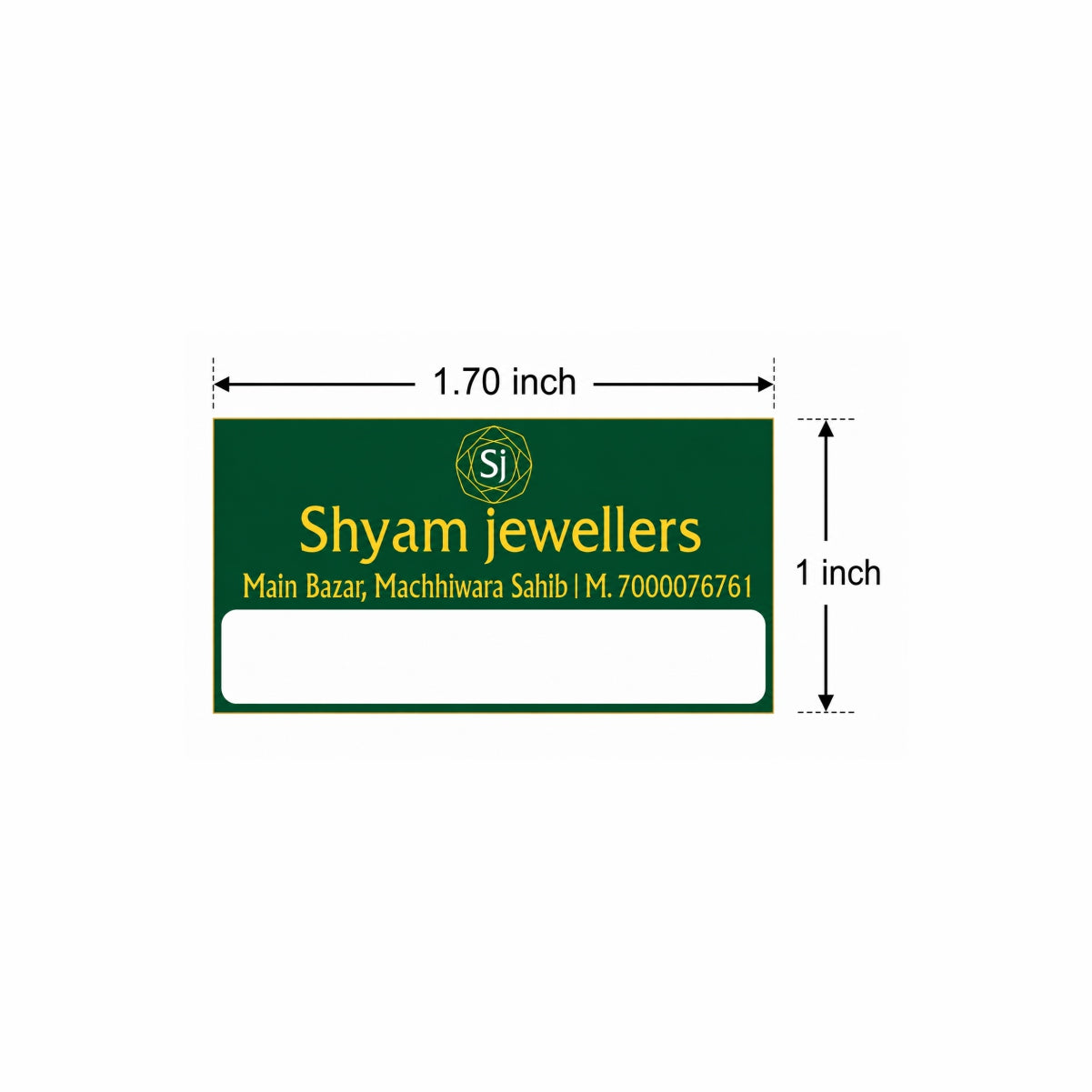 CUSTOM STICKER JE 32 | 100 SHEETS