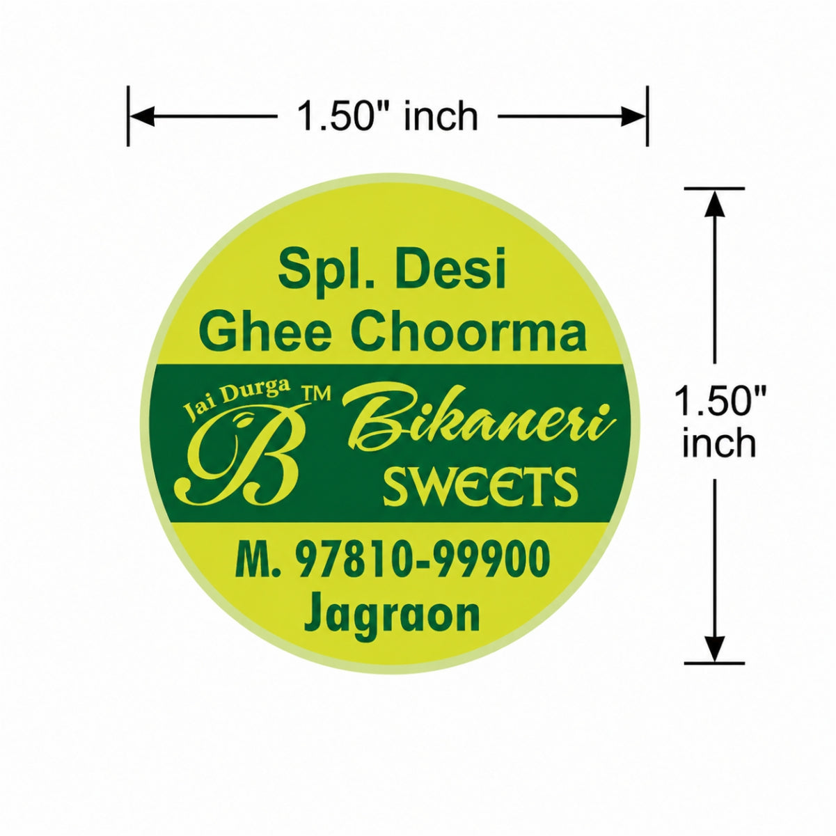 CUSTOM STICKER SW 34 | 100 SHEETS