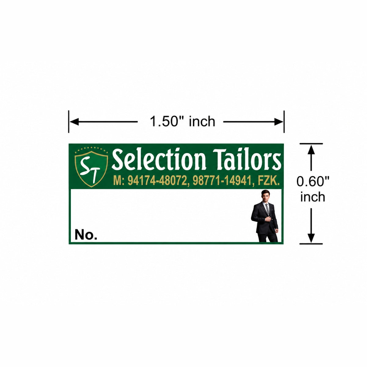 CUSTOM STICKER TA 10| 100 SHEETS