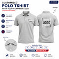 Custom T-Shirt -    Gray With your logo printed