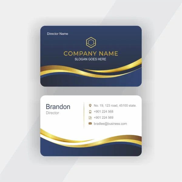 Rounded Corner Business Card D-002