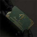 Gold Foil Rounded Corner Business Card