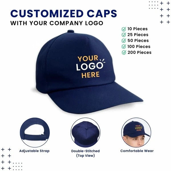 Customized Caps | Customized With Your Company Logo | Printaaja.in