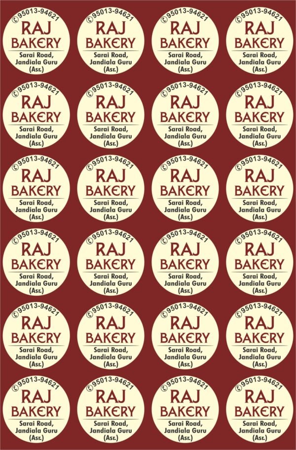 Bakery Sticker BA-1 - Image 2