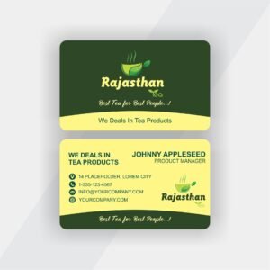 Rounded Corner Matt Business Card