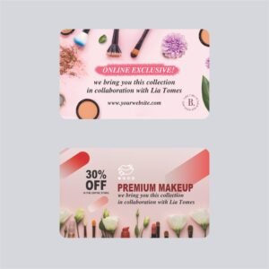 Rounded Corner Business Card Gloss Coated