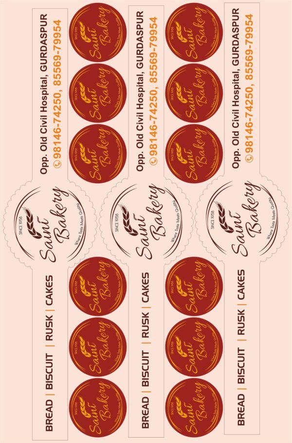 Bakery Sticker BA-10 - Image 2