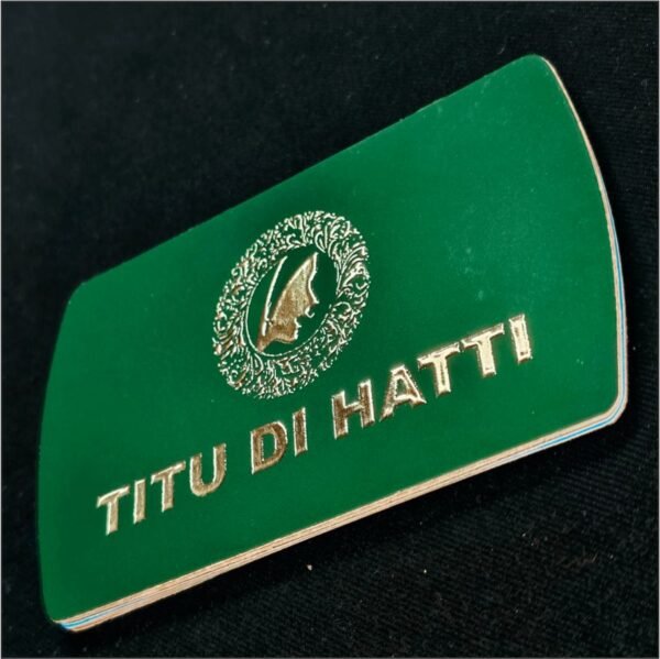 Gold Foil Business Card Die Cut
