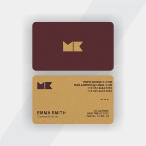 Rounded Corner Business Card  D-016