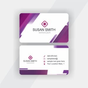 Rounded Corner Business Card  D-018