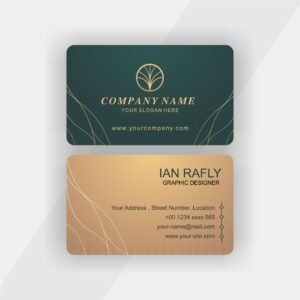 Rounded Corner Business Card  D-004