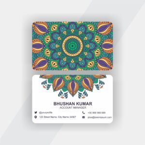Rounded Corner Business Card  D-005